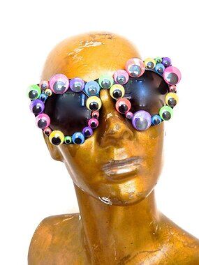 GASOLINE GLAMOUR PSYCHO BAZAAR SCOTTIE SUNGLASSES 👀🌈💎